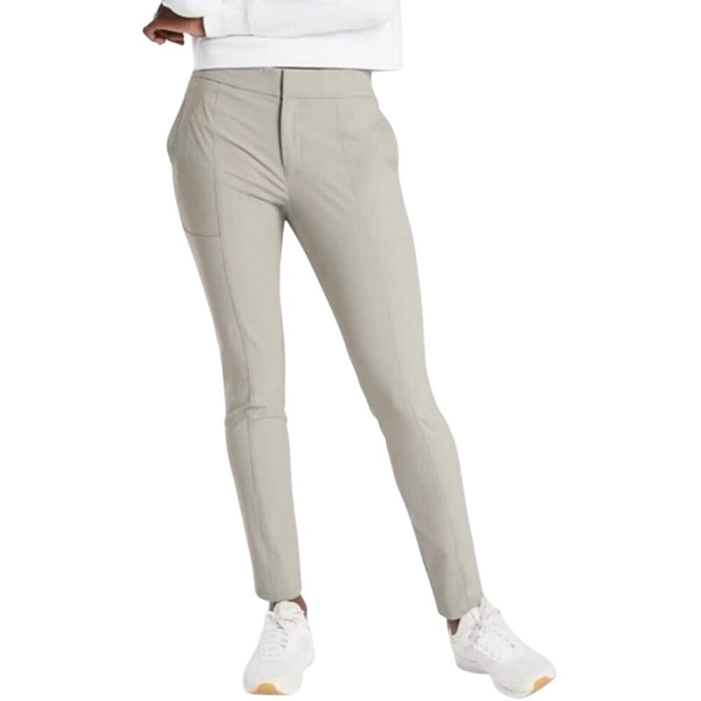 Athleta Wander Stash Skinny Pant Size 16 Gray Tapered